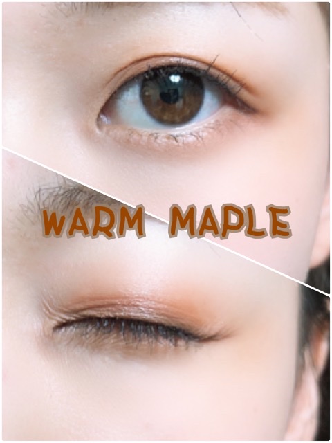 人気の台湾コスメheme（ヒーミー）の6色パレット「WARM MAPLE（ウォームメープル）」が使いやすい！可愛い上に捨て色なしで最強の推しコスメ(*´꒳`*)  | あずきちな備忘録
